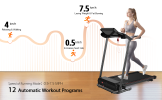Foldable Treadmill Exercise Walking Machine