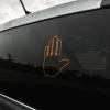 Car Light Finger Signs Gesture