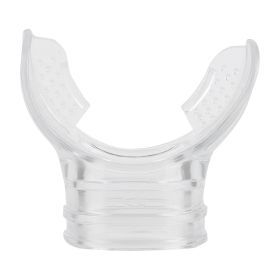 Transparent PVC Professional Scuba Diving Standard Bite Mouthpiece