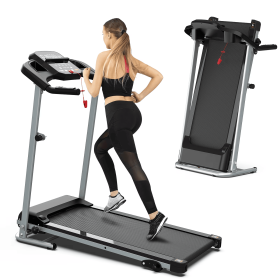 Folding Treadmill For Home Use With Pulse Sensor