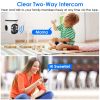 WiFi CAMERA 1080P Bulb 4X Zoom Camera E27 Home 5GWiFi Alarm Monitor