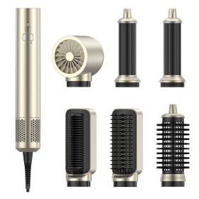 Multifunctional Hair Care Automatic Hair Dryer (Option: Champagne Gold-European Standard)