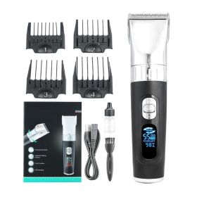 Hair Salon Professional LCD Digital Display Electrical Hair Cutter (Option: V069 Electric Clipper)