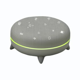 Multi Mode White Noise Sleep Sound RGB Lights Bluetooth (Option: Grey-USB)