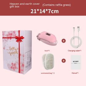 Plastic Stomach Warming Belt Vibration Heating Massage Device (Option: Tiandigai Gift Box)