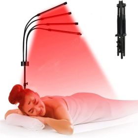 External Physiotherapy Beauty Red Light Gating Pulse Infrared Radiation Photon Heating Lamp (Option: Black-Physiotherapy Lamp)
