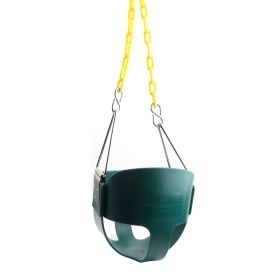 Fully Assembled High Back Full Bucket Toddler Game Swing (Option: as picture)