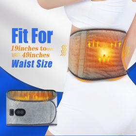 ThermaRelief™ - Red Light Heated Waist Support (Option: EU-Gray)