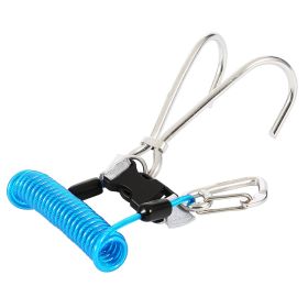 Stainless Steel Reef Hook (Color: Blue)