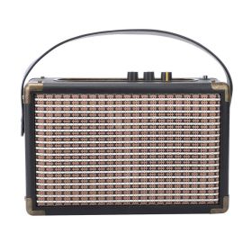 Portable Multifunctional Retro Bluetooth Speaker (Option: 20X8X13cm-USB)